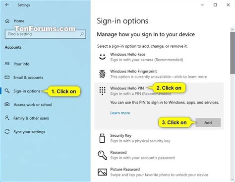 pinloginurl|How to Add a PIN to Your Account in Windows 10 .